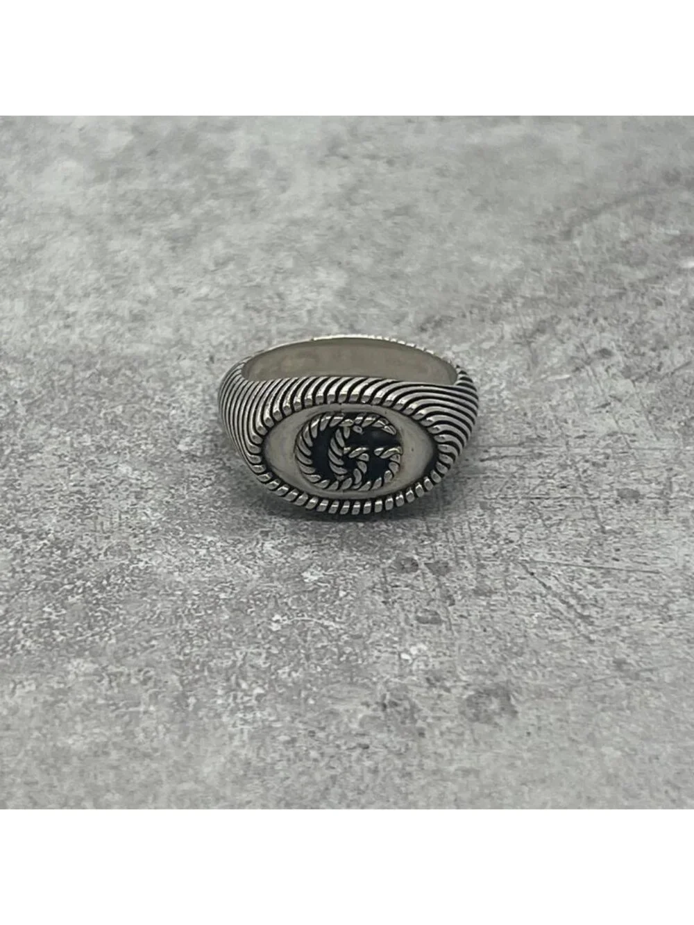 Gucci GG Marmont Double Ring Twist